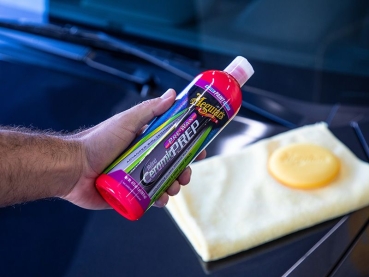 Preview: Meguiars Hybrid Ceramic Pre-Wax Prep vor Tuch und Polierpad
